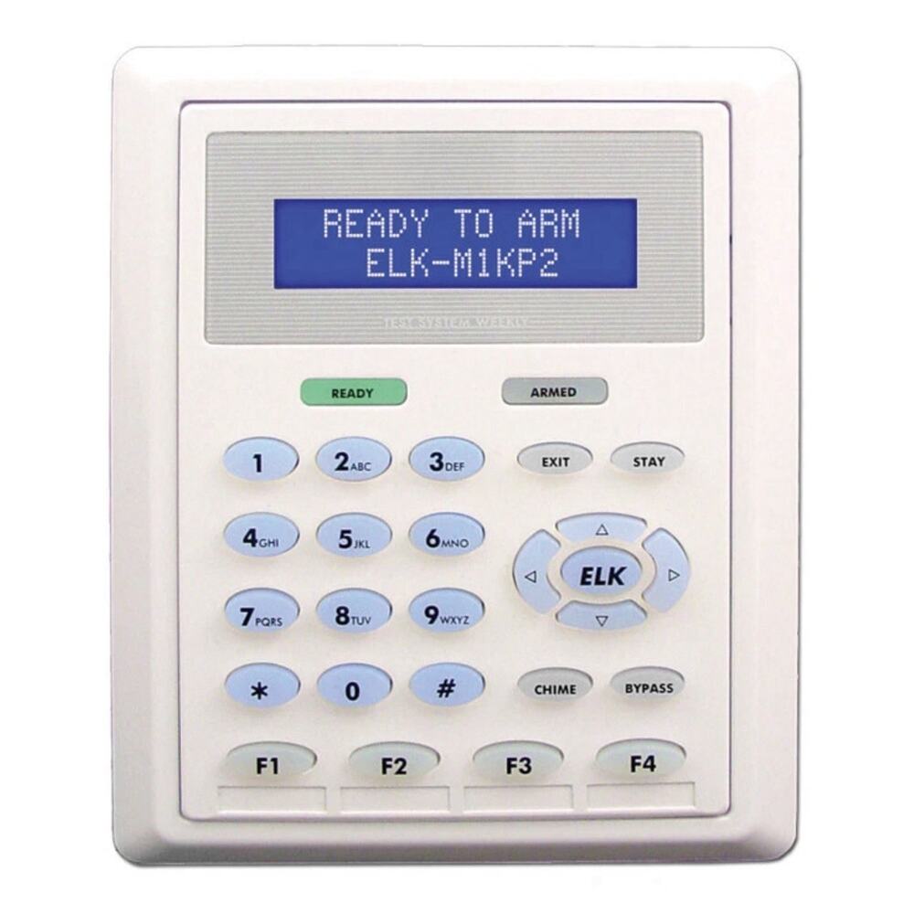 Elk M1KP2 LCD Low Profile Programmable Keypad